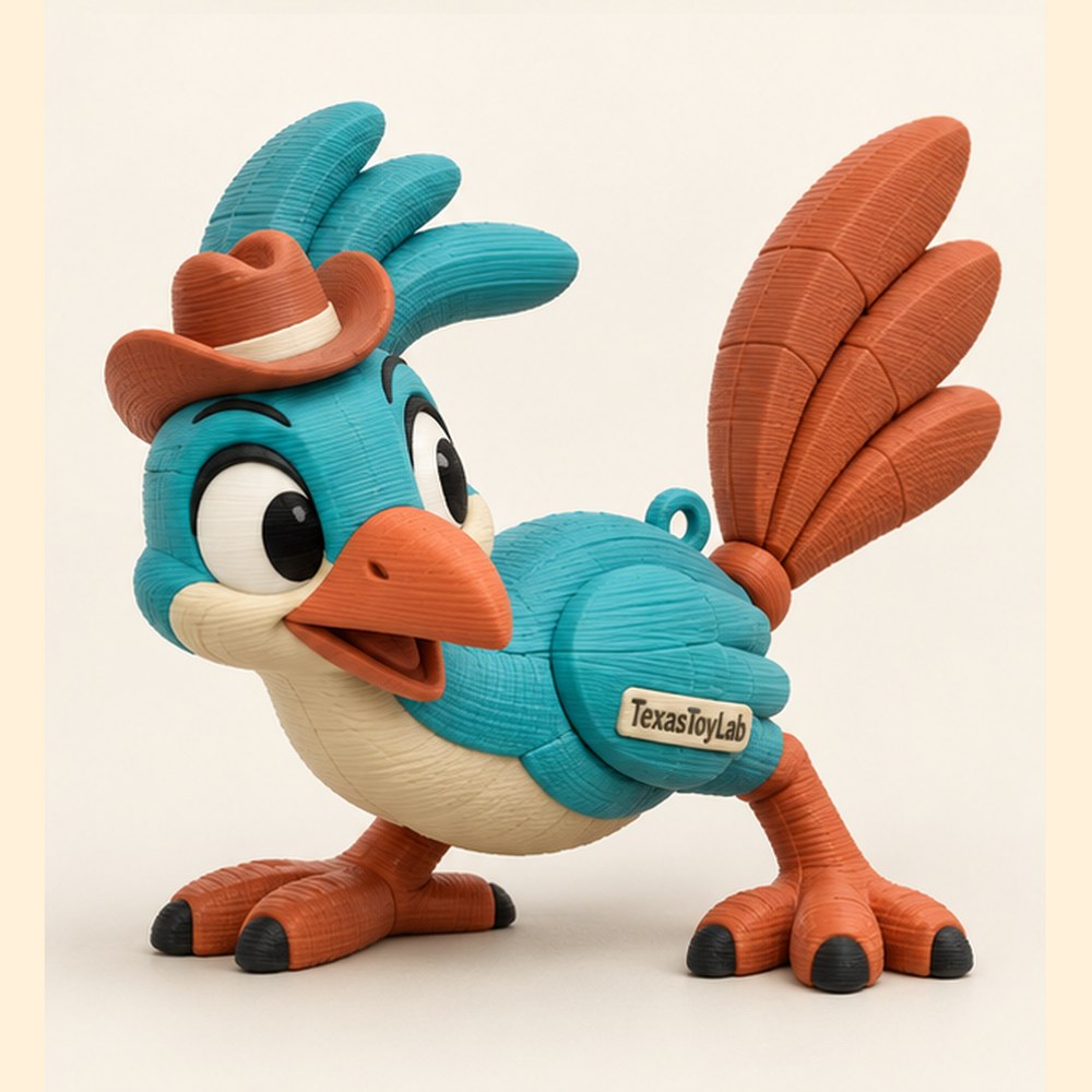Beep the Roadrunner, new design concept (AI-generated concept art, not a photo)