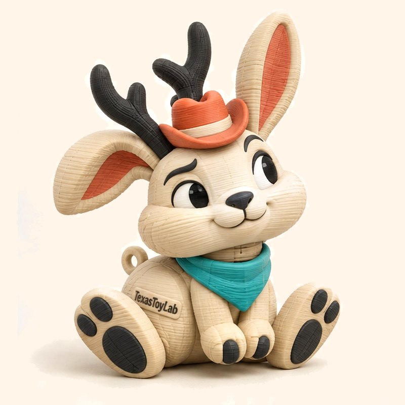 Jack the Jackalope: AI-generated concept art, not a photo