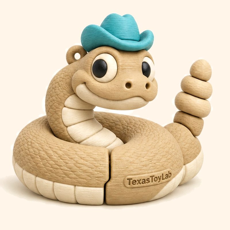 Mr. Rattlesnake: AI-generated concept art, not a photo