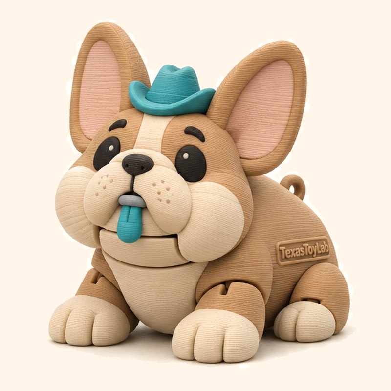 Reggie the Frenchie: AI-generated concept art, not a photo