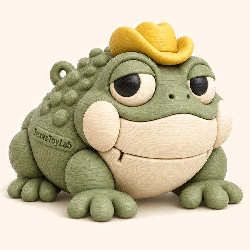 Mr. Toad: AI-generated concept art, not a photo