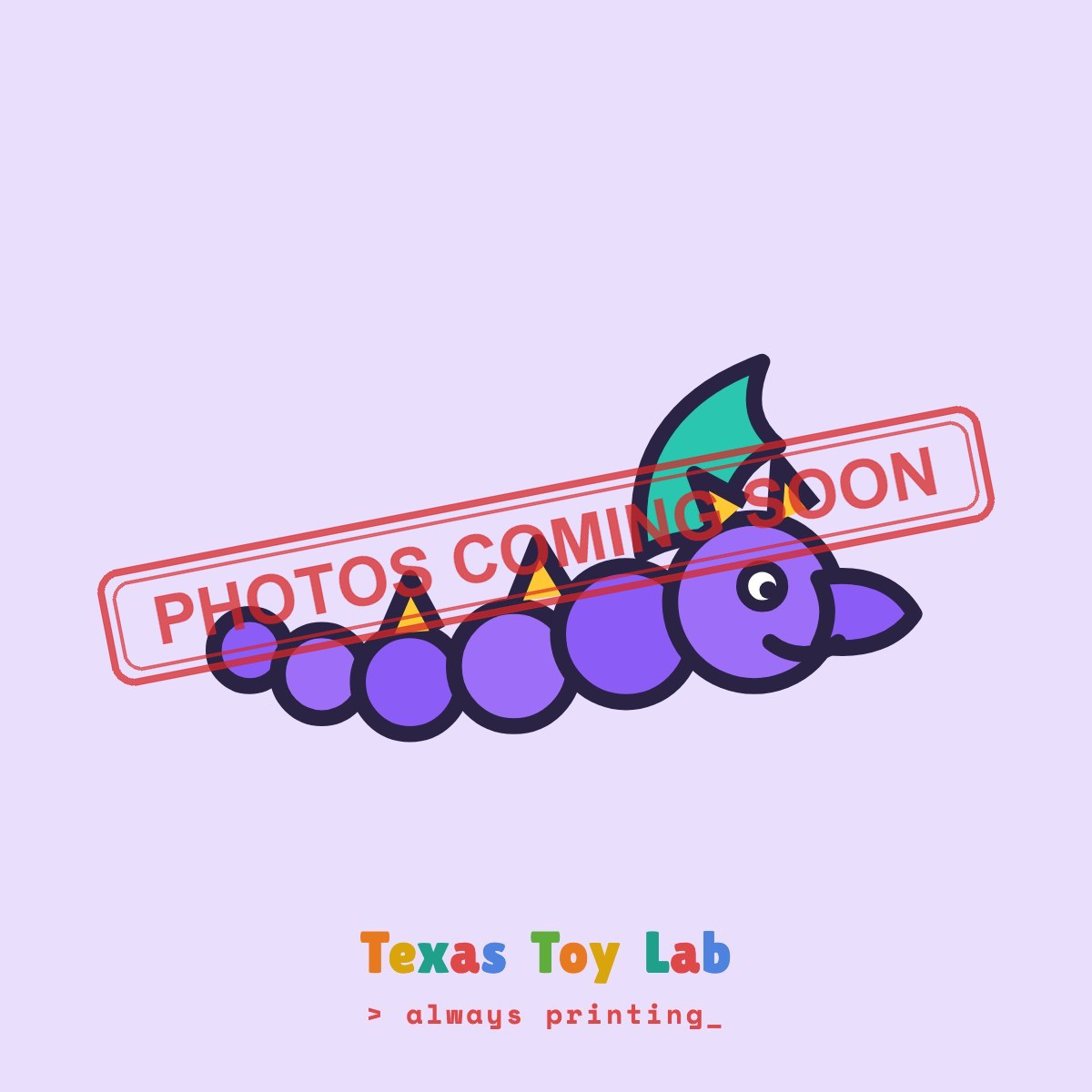 Classic Flexi Dragon, a 3D printed articulated dragon toy from Texas Toy Lab