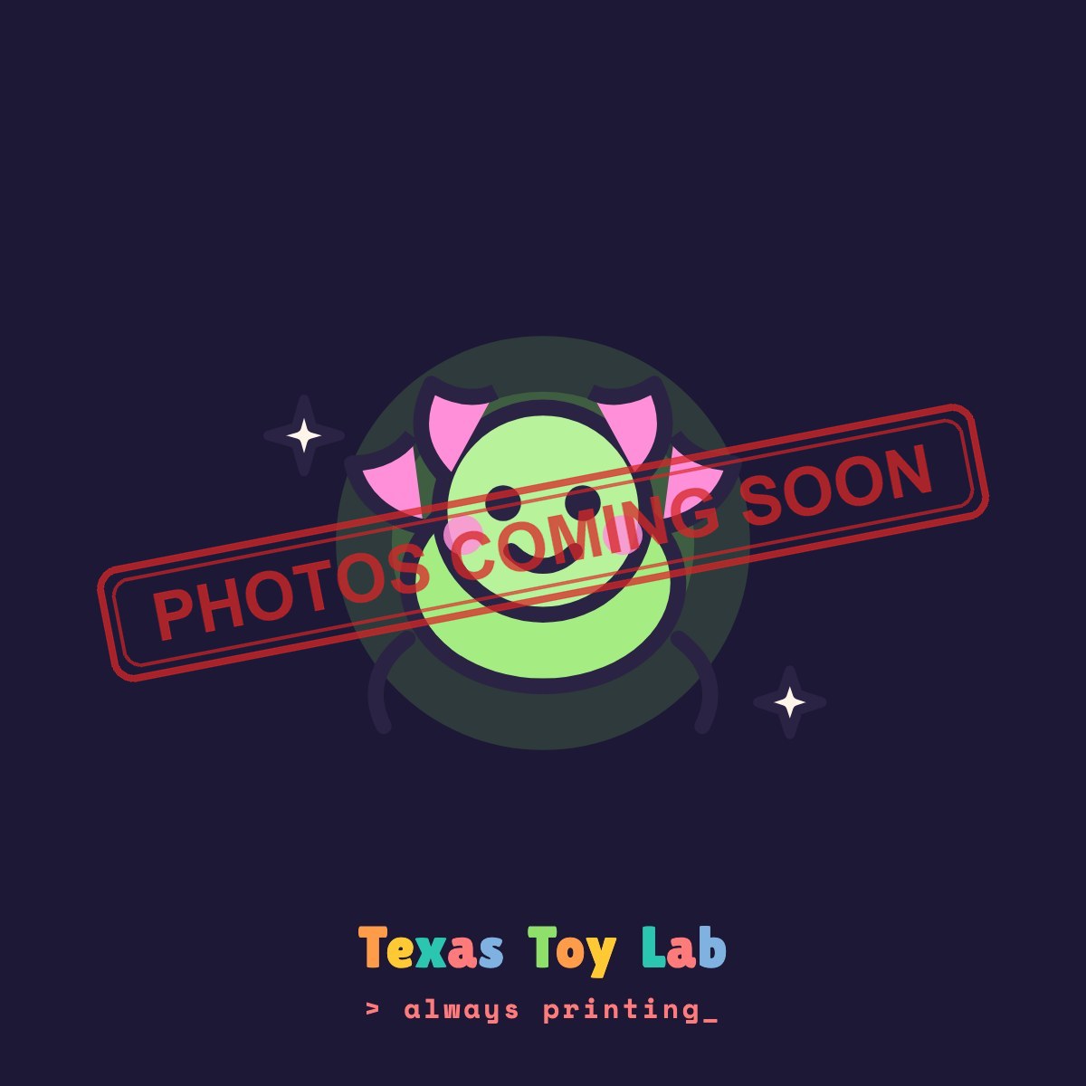 Glow Axolotl, a glow-in-the-dark 3D printed articulated axolotl toy from Texas Toy Lab